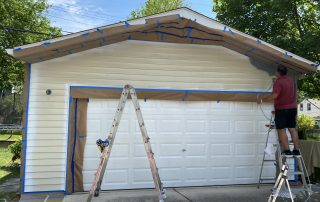 Exterior House Painting- garage door colors